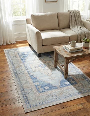 Sky blue Whitney Rug
