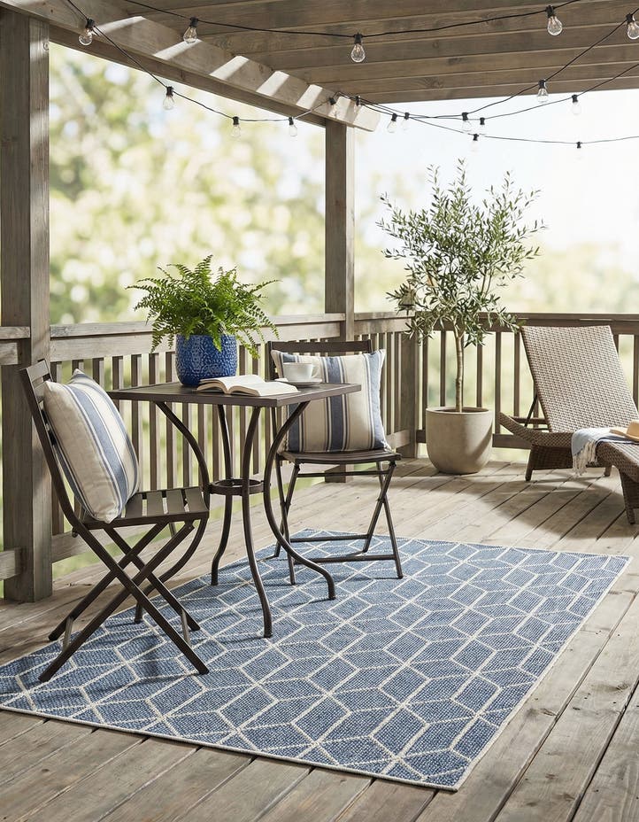 4' 1 x 6' 1 Easy-Clean Lattice Indoor / Outdoo...