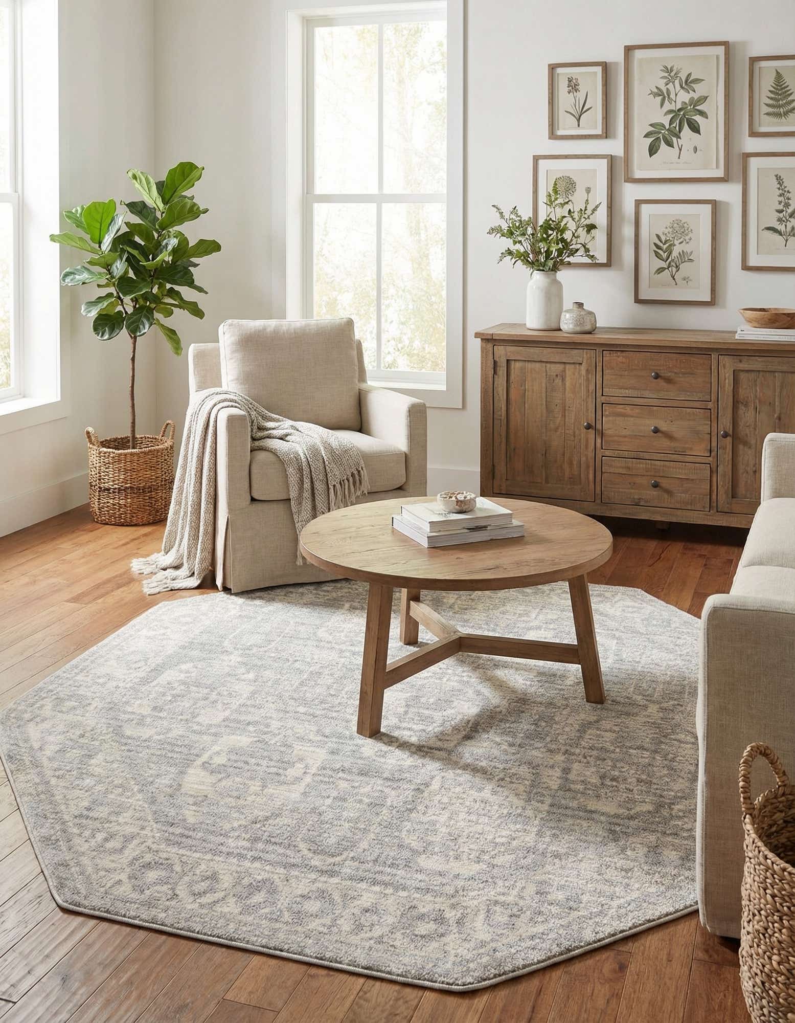 Primary image 5' x 5' Lola Octagon Rug