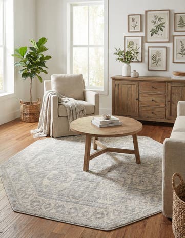 5' x 5' Lola Octagon Rug
