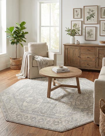 5' x 5' Lola Octagon Rug