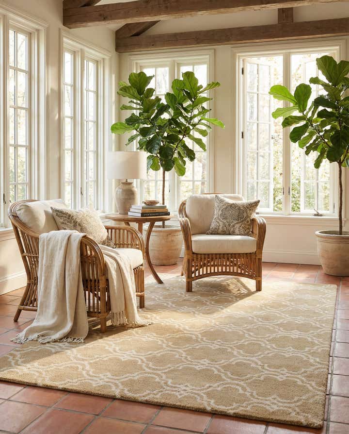 5' x 8' Luna Wool Rug