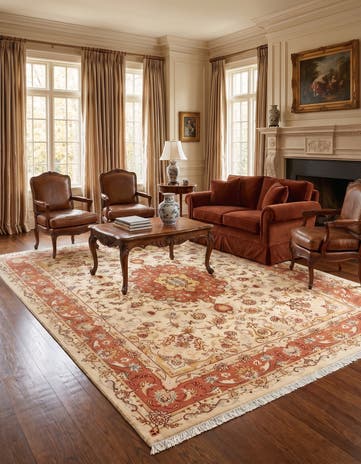5' 7 x 7' 9 Tabriz Rug