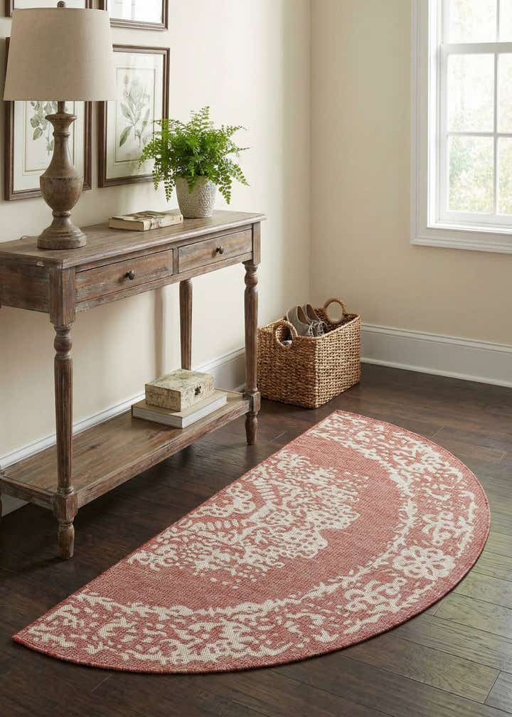 3' x 6' Easy-Clean Traditional Indoor / Outdoor Hearth Rug