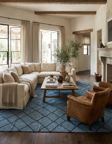 10' 6 x 13' 3 Hand Woven Moroccan Wool Rug