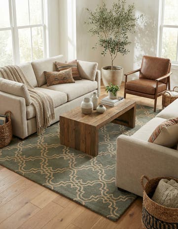 5' x 8' Luna Wool Rug