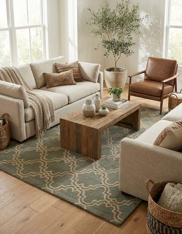5' x 8' Luna Wool Rug