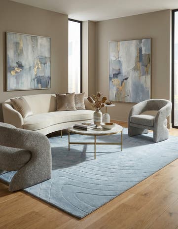 5' 4 x 7' 10 Hand Knotted Darya Wool Rug