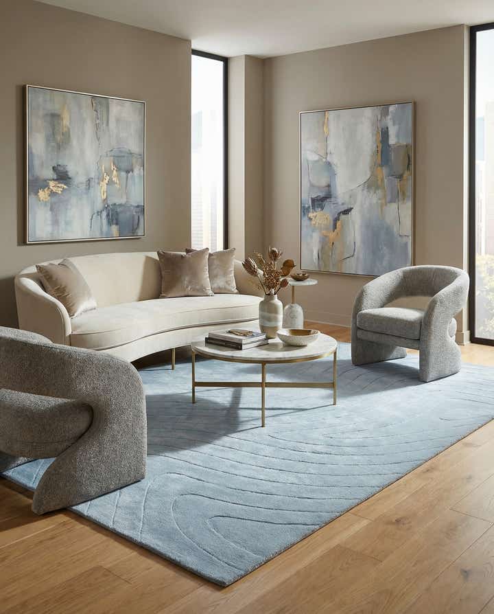 5' 4 x 7' 10 Hand Knotted Darya Wool Rug