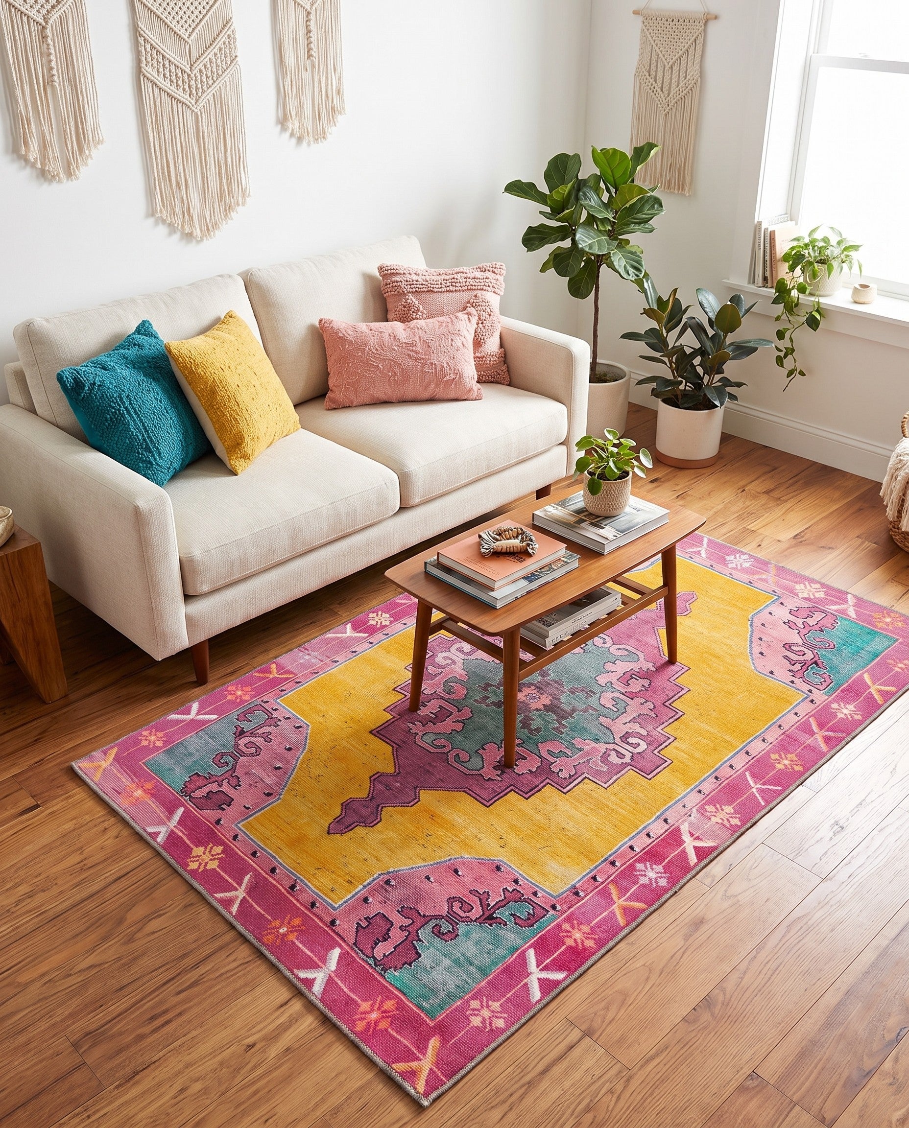 3' 6 x 5' 6 Washable Timeless Rug