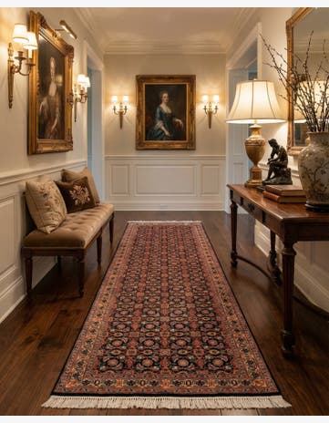 2' 5 x 9' 9 Tabriz Mahi Wool Runner Rug
