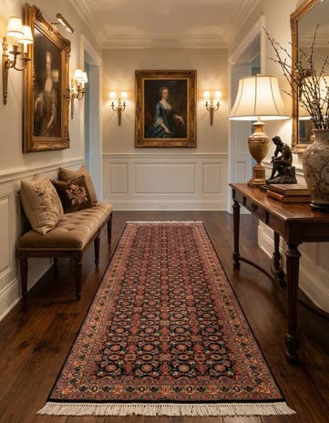 2' 5 x 9' 9 Tabriz Mahi Wool Runner Rug