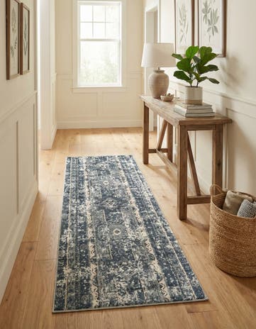 Blue Oregon Runner Rug