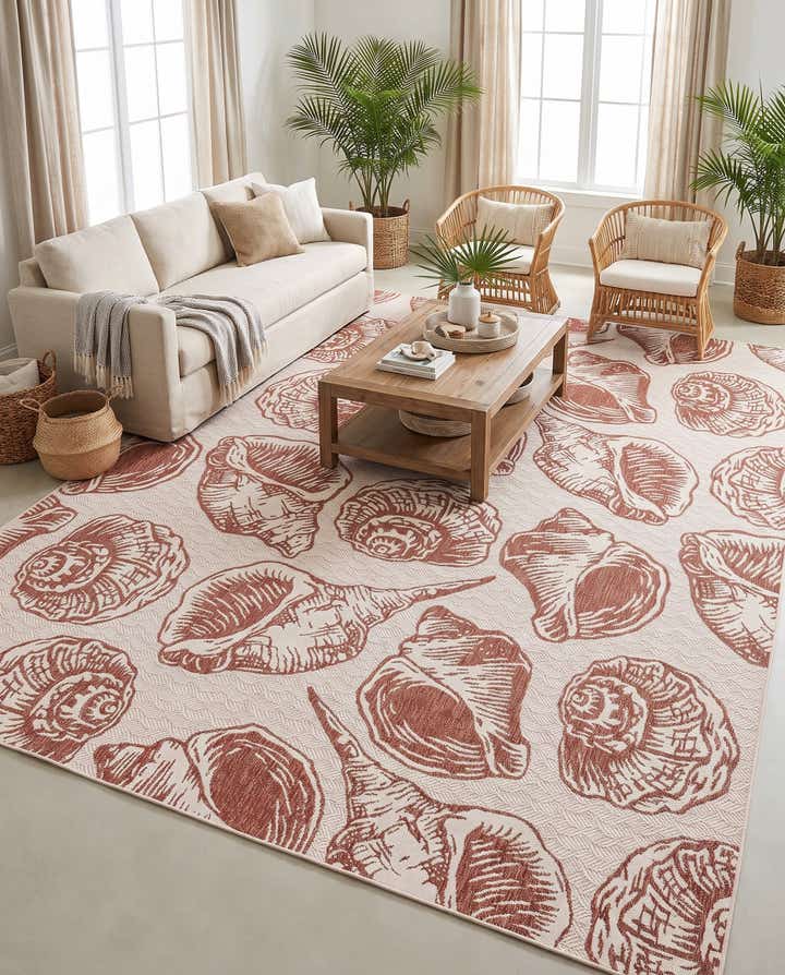 10' x 14' Easy-Clean Coastal Indoor / Outdoor Rug
