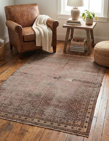 3' 9 x 5' 10 Hand Knotted Balouch Persian Wool Rug