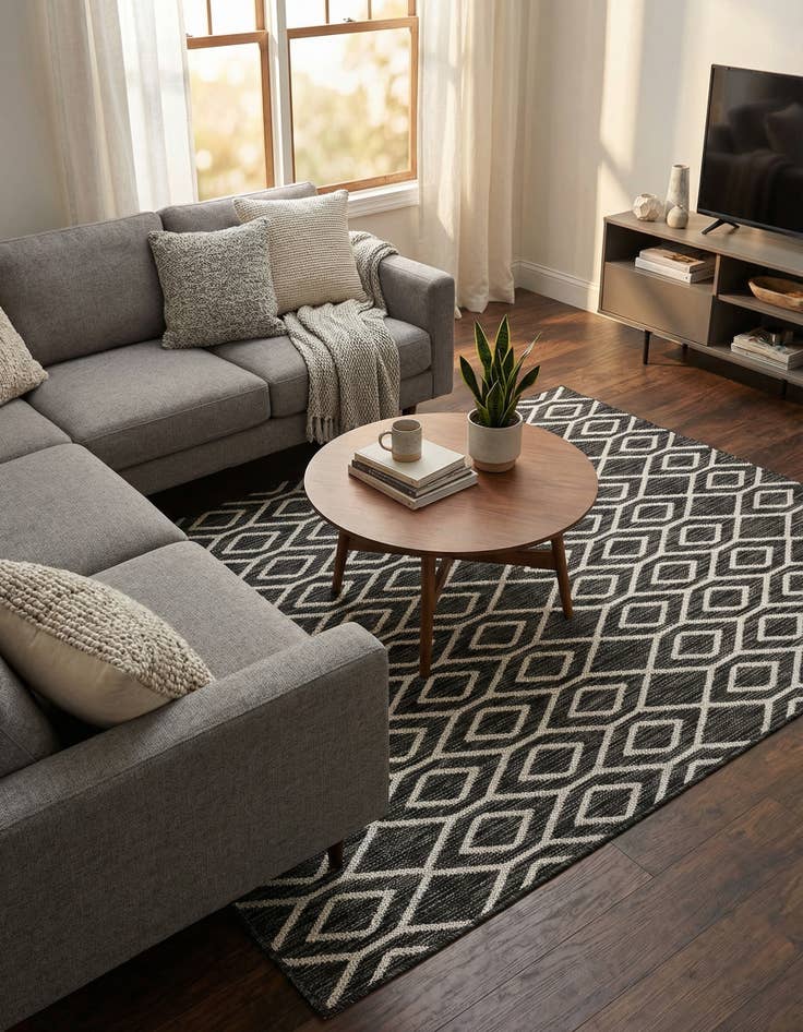 Detail image of 4' x 6' Easy-Clean Jill Zarin Turks and Caicos Indoor / Outdoor Rug