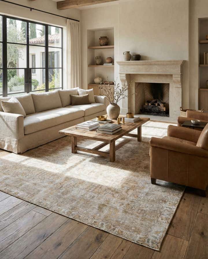 9' 9 x 12' 9 Hand Knotted Ultra Vintage Persian Wool Rug