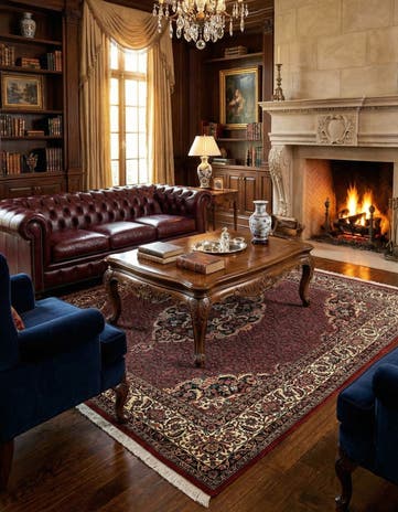 6' 8 x 6' 9 Bidjar Wool Square Rug