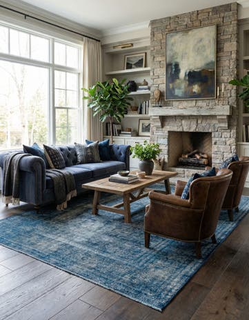 8' 2 x 12' Hand Knotted Ultra Vintage Persian Wool Rug