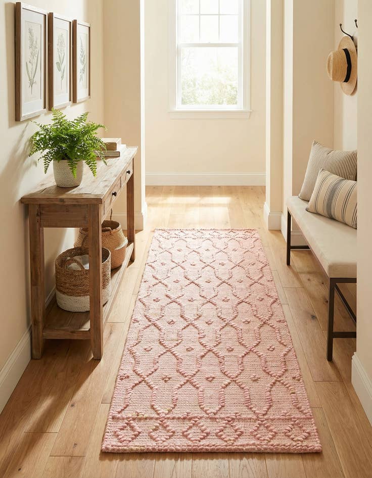 Detail image of  2' x 4' 1  Hand Woven Larsa Jute Runner Rug