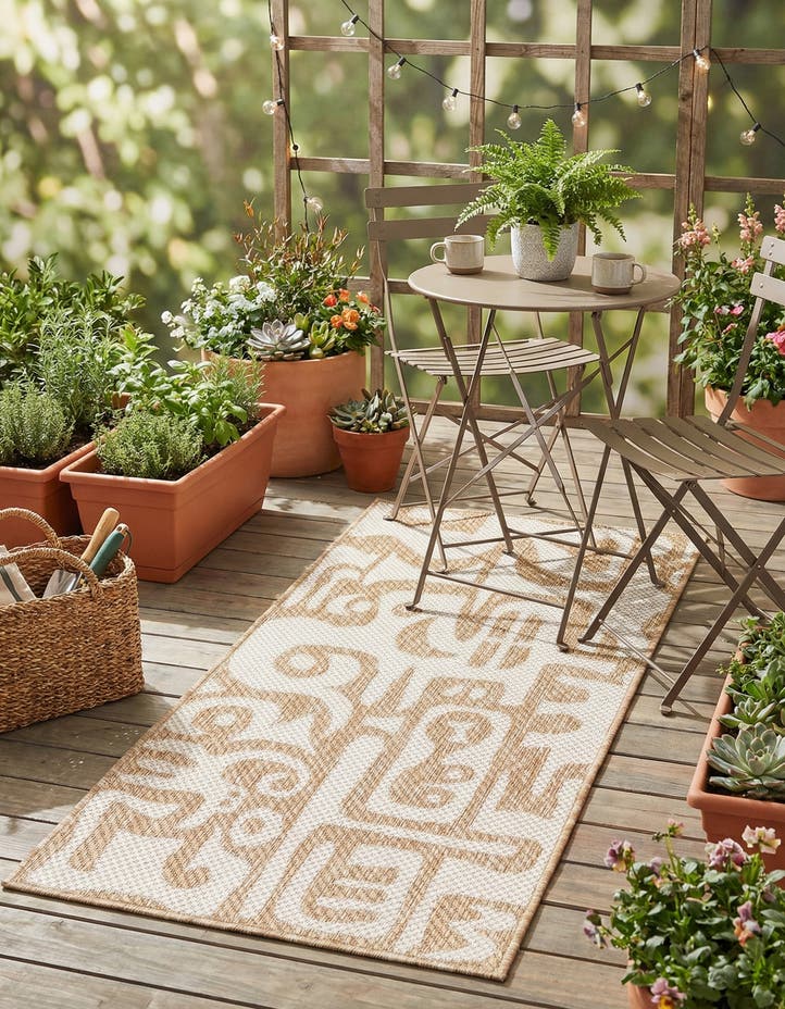 2' x 4' Easy-Clean Modern Indoor / Outdoor...