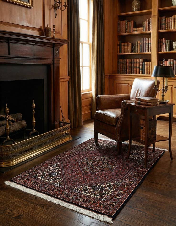 Detail image of 2' 6 x 3' 7 Bidjar Rug