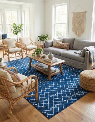 10' 8 x 14' Moroccan Trellis Rug
