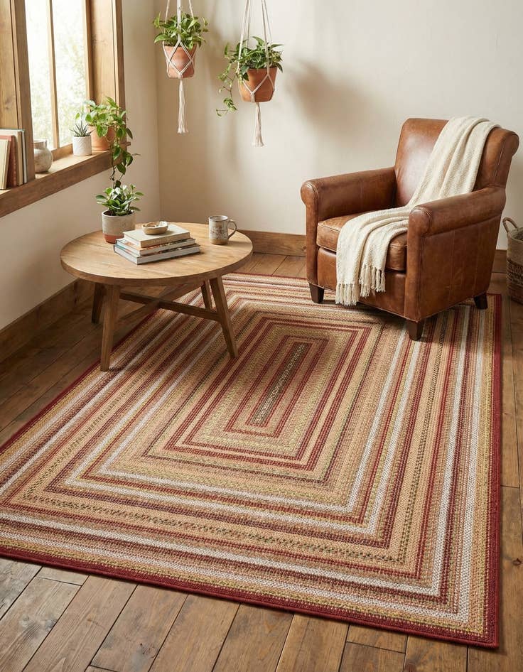 Detail image of 4' x 6'  Washable Baja Indoor / Outdoor Rug