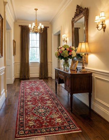 2' 4 x 7' 9 Hand Knotted Qom Persian Runner Rug