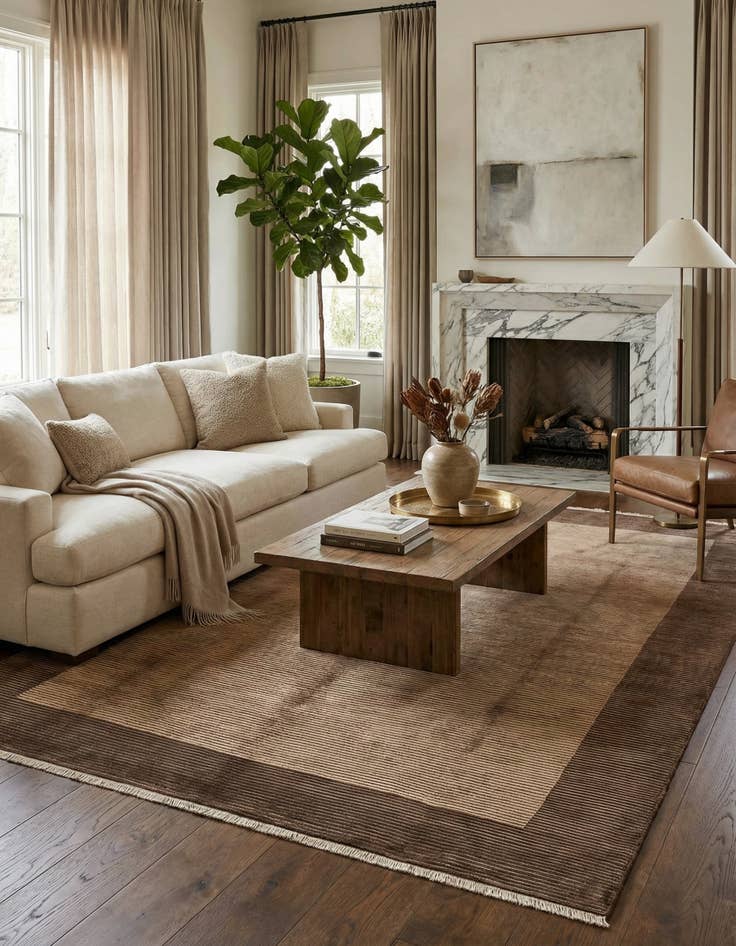 Detail image of 8' x 11' 8  Hand Knotted Darya Wool Rug