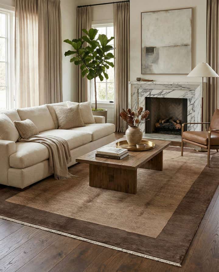 8' x 11' 8 Hand Knotted Darya Wool Rug