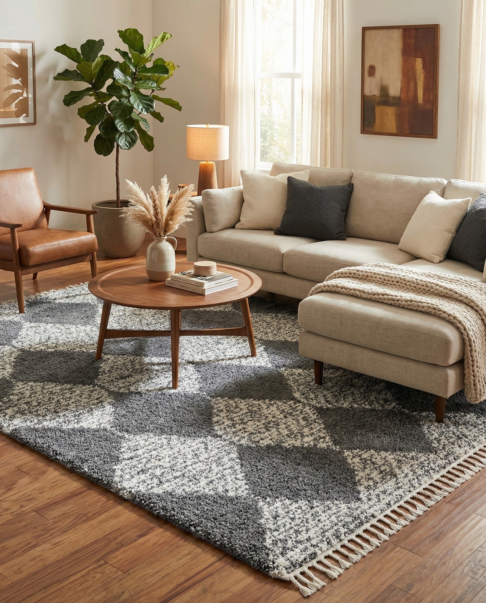  9' x 12' Serenity Shag Rug