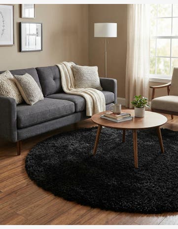 5' x 5' Infinity Shag Round Rug