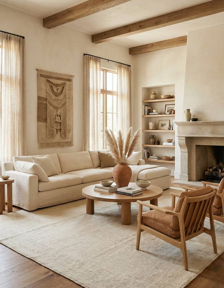 Detail image of  9' 7 x 13' 10  Hand Knotted Moroccan Wool Rug