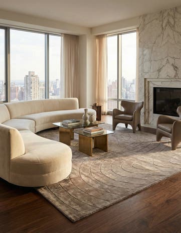 9' 7 x 13' Hand Knotted Darya Rug