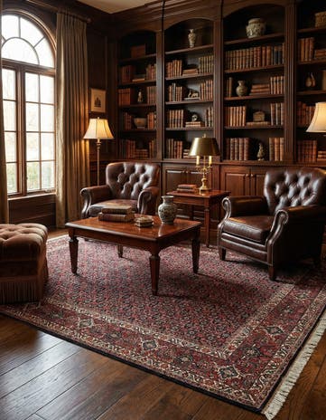 6' 11 x 9' 9 Bidjar Wool Rug