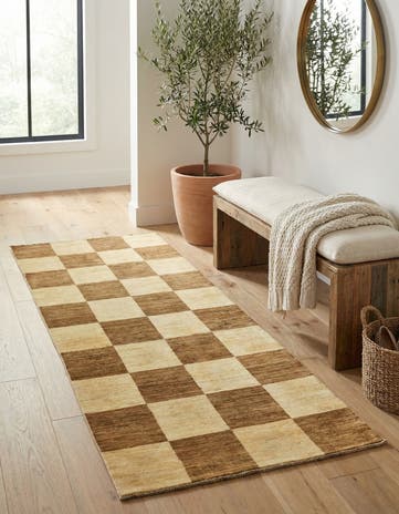 3' 4 x 6' 6 Hand Knotted Modern Ziegler Oriental Rug