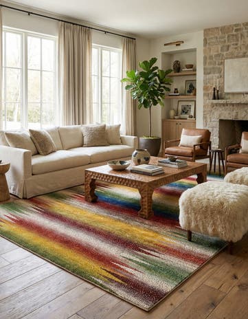 6' 11 x 9' 11 Kashkuli Rug