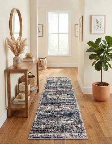 Blue Tucson Runner Rug