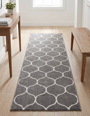 60cm x 185cm Trellis Frieze Runner Rug
