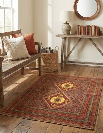 2' 9 x 3' 10 Hand Knotted Sumak Wool Rug