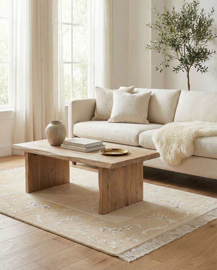 2' 7 x 4' 10 Hand Knotted Darya Wool Rug