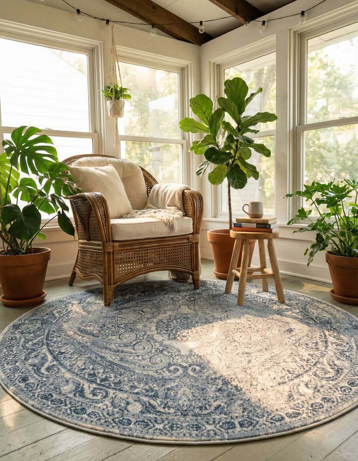 Detail image of  4' x 4' Eliza Round Rug