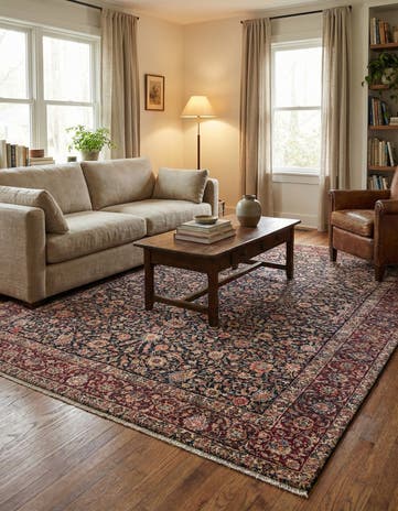 Navy Blue Boutique Rug