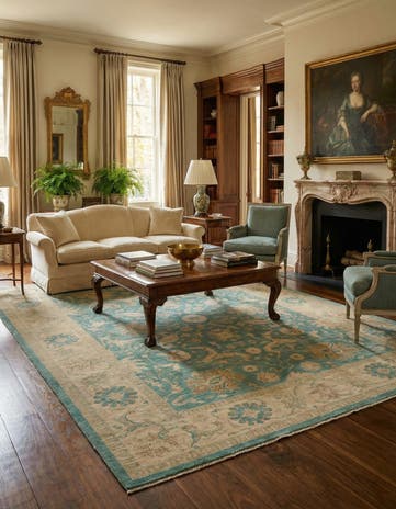 8' x 9' 10 Ziegler Wool Rug