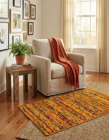 Yellow Calypso Rug