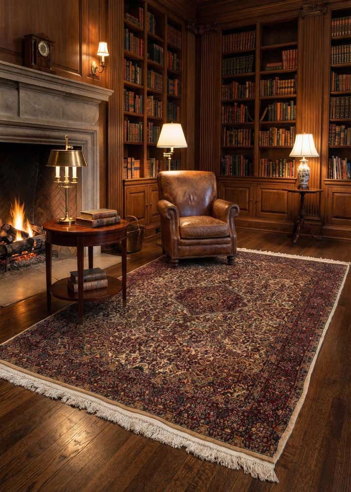 4' 1 x 5' 11 Kashmir Rug