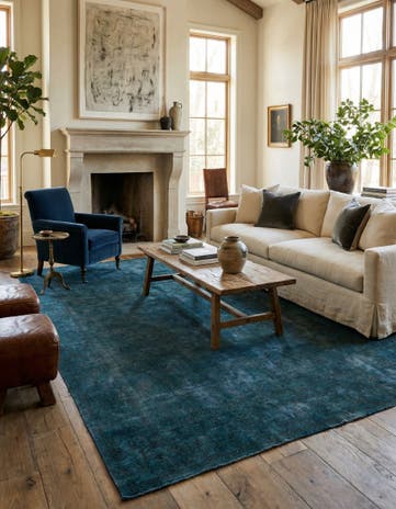 7' 8 x 10' 11 Hand Knotted Ultra Vintage Persian Wool Rug