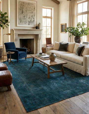 7' 8 x 10' 11 Hand Knotted Ultra Vintage Persian Wool Rug