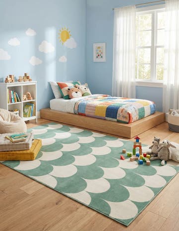 5' 3 x 8' Whimsy Kids Rug